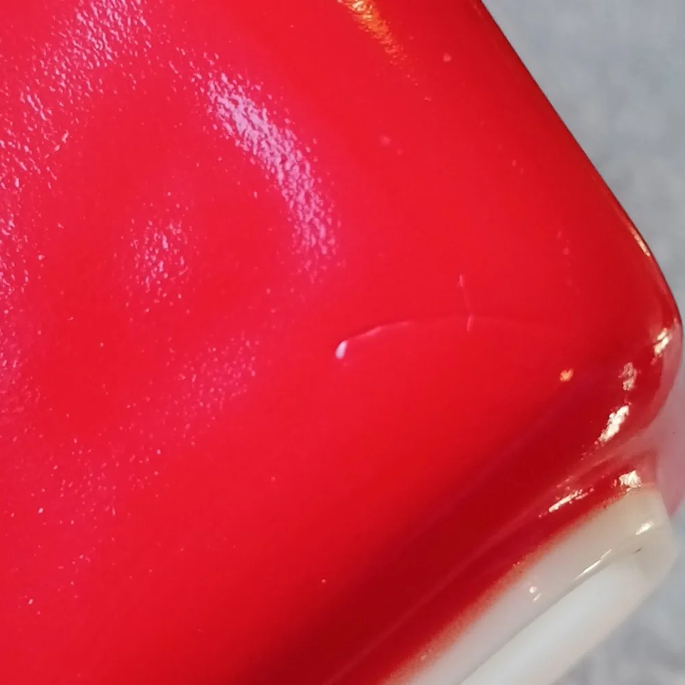 Pyrex~ Primary Red Small Refrigerator Dish - Picture 8 of 10